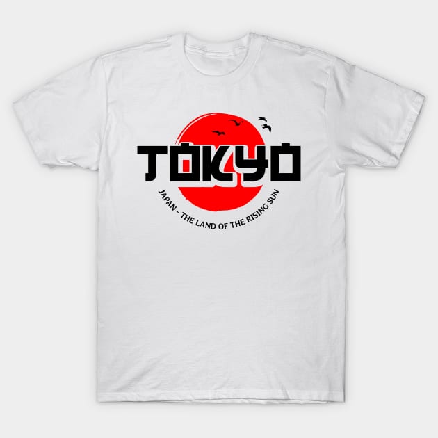 Tokyo Japan Japanese T-Shirt by Supertrooper